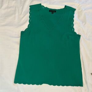 Banana Republic Green Ribbed Tank Top